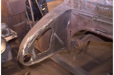 Side wall engine place Tatra 600
